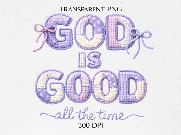 Embrace Comfort: The God is Good All Time PNG Design
