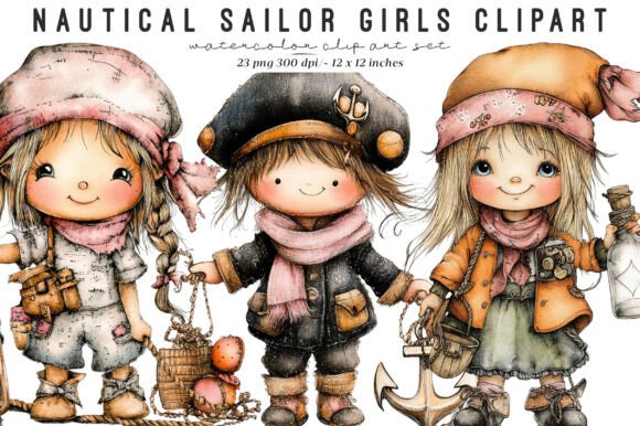Nautical Sailor Girls Clipart Bundle: A Creative Guide
