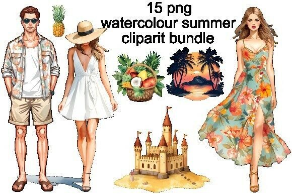 Watercolor Summer Fashion Clipart Bundle: A Designer's Guide